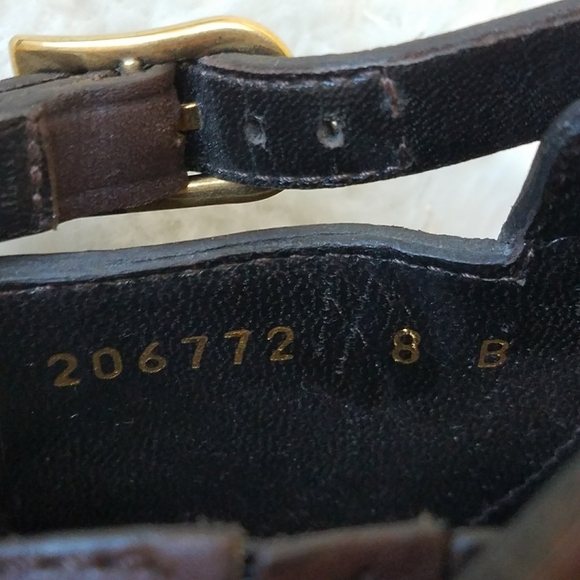 Authentic Gucci Studded Leather Heels - Picture 8 of 12